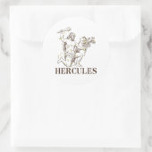 Sticker Rond WITS : Hercules (Sac)