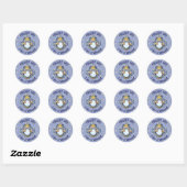 Sticker Rond Wizard (Feuille)