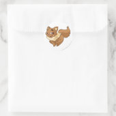Sticker Rond Wocky Brown (Sac)