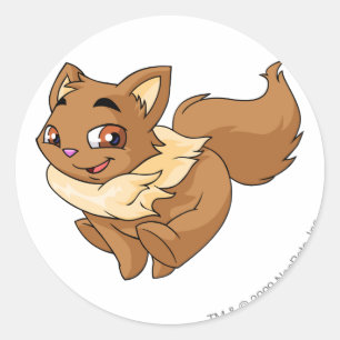 Sticker Rond Wocky Brown