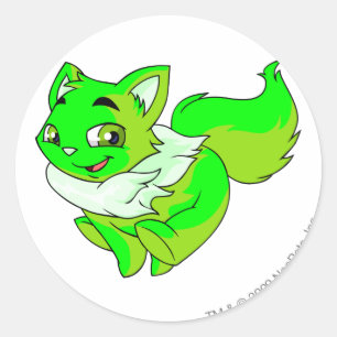 Sticker Rond Wocky Glower