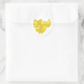 Sticker Rond Wocky Gold (Sac)