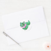 Sticker Rond Wocky Green (Enveloppe)