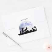 Sticker Rond Wolfenoot (Enveloppe)
