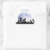 Sticker Rond Wolfenoot (Sac)