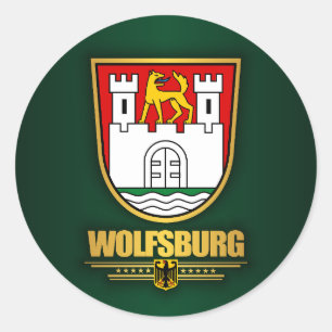Sticker Rond Wolfsbourg