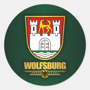 Sticker Rond Wolfsburg