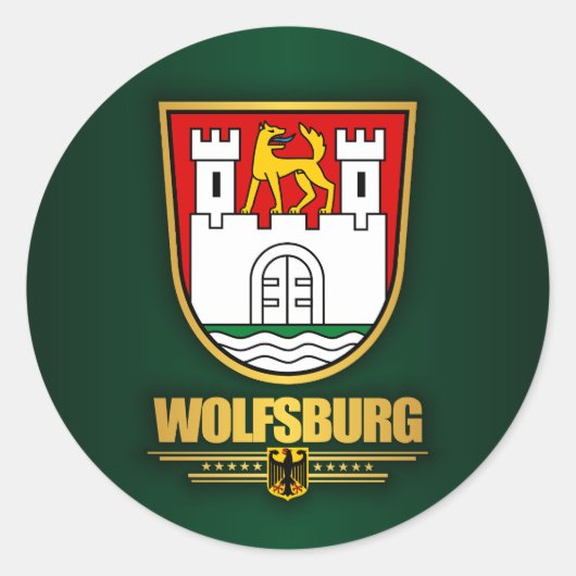 Sticker Rond Wolfsburg (Devant)