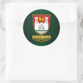 Sticker Rond Wolfsburg (Sac)