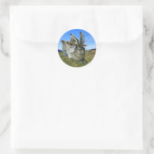 Sticker Rond Wolpertinger (Sac)