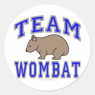 Sticker Rond Wombat II d'équipe