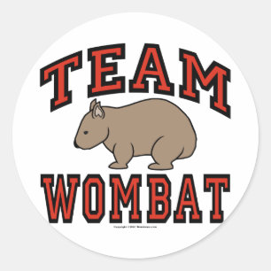 Sticker Rond Wombat III d'équipe