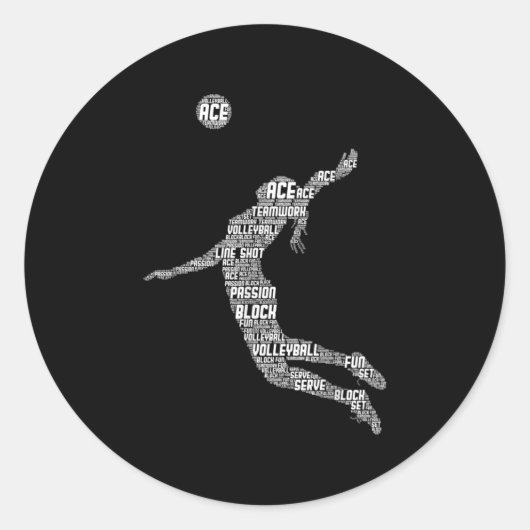 Sticker Rond Women Youth Player (Devant)