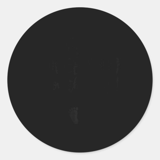 Sticker Rond Womens Easter Pregnancy Announcemen Somebunny Is O (Devant)