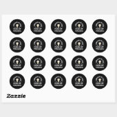 Sticker Rond Womens I Survived My First Year Of Teaching Funny (Feuille)