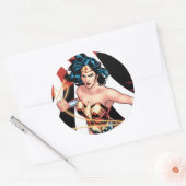Sticker Rond Wonder Woman Couverture comique #12 (Enveloppe)