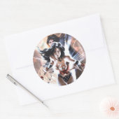 Sticker Rond Wonder Woman Couverture comique #609 Variant (Enveloppe)