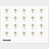 Sticker Rond Wonder Woman Cuffs (Feuille)