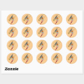 Sticker Rond Wonder Woman Lasso de la vérité (Feuille)