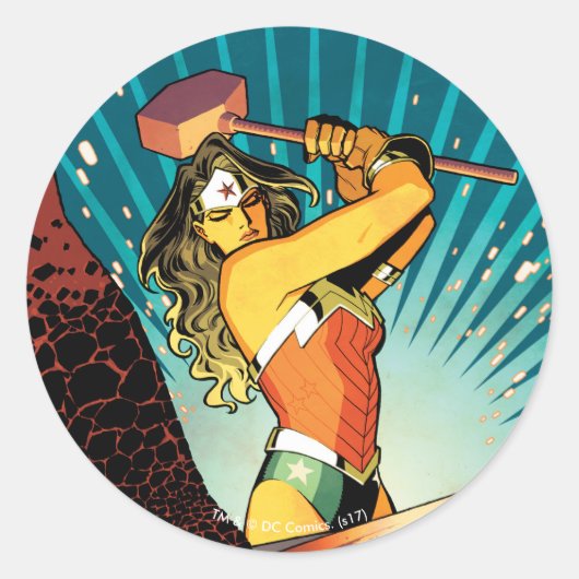 Sticker Rond Wonder Woman New 52 Couverture comique #7 (Devant)