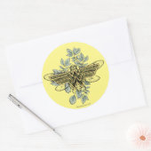 Sticker Rond Wonder Woman Queen Bee Logo (Enveloppe)