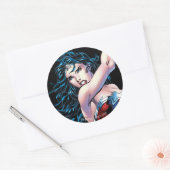 Sticker Rond Wonder Woman Swning Sword (Enveloppe)
