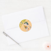 Sticker Rond Wonder Woman tient Lasso 2 (Enveloppe)