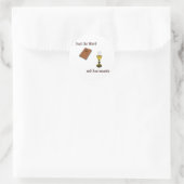 Sticker Rond Word et sacrements (Sac)