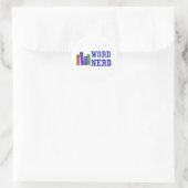 Sticker Rond Word Nerd (Sac)