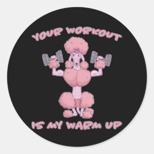 Sticker Rond Workout