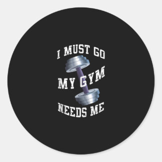 Sticker Rond Workout Health and Ness