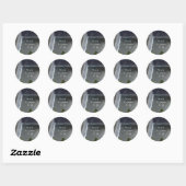 Sticker Rond World Trade Center New York (Feuille)