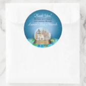 Sticker Rond World Travel Snow Globe Bar Bat mitzvah (Sac)