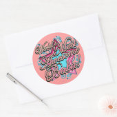 Sticker Rond Worlds Best Baba (Enveloppe)