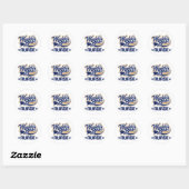 Sticker Rond Worlds Best Nurse (Feuille)