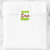 Sticker Rond Worm Hugger (Sac)