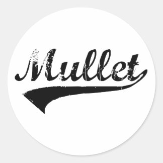Sticker Rond Wort out Mullet