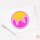 Sticker Rond wownero (Enveloppe)