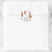 Sticker Rond Wrap your gifts with joy this holiday season! (Sac)