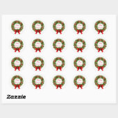 Sticker Rond Wreath (Feuille)