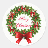Sticker Rond Wreath (Devant)