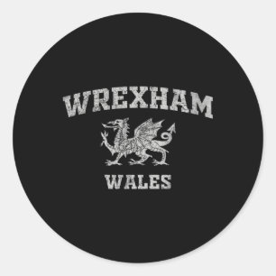 Sticker Rond Wrexham Wales