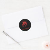 Sticker Rond Wrexham Wales Welsh Wrexham (Enveloppe)
