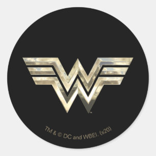 Sticker Rond WW84   Logo de Golden Wonder Woman
