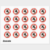 Sticker Rond Wyoming Air Service (Feuille)