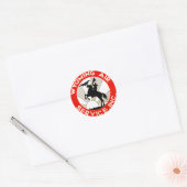 Sticker Rond Wyoming Air Service (Enveloppe)