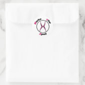 Sticker Rond X marque le point (Sac)