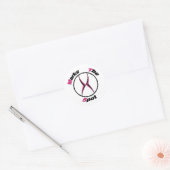 Sticker Rond X marque le point (Enveloppe)