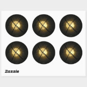STICKER ROND X MARQUE L'EMPLACEMENT (Feuille)
