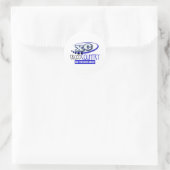 STICKER ROND XC CROSS COUNTRY VA À DISTANCE ! (Sac)